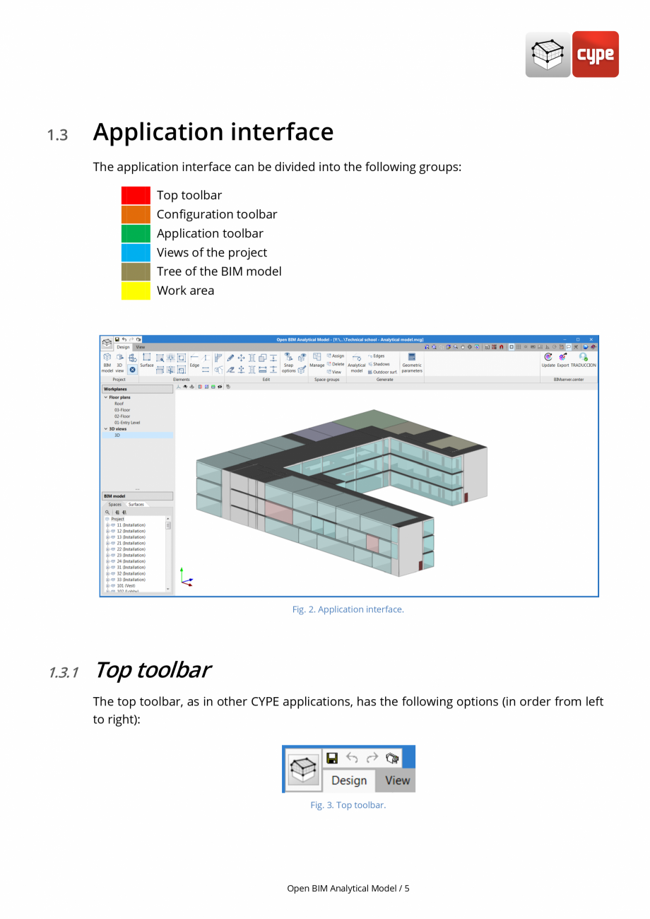 Pagina 5-Open BIM Analytical Model - Manual de utilizare CYPE Instructiuni montaj, utilizare Engleza  you...