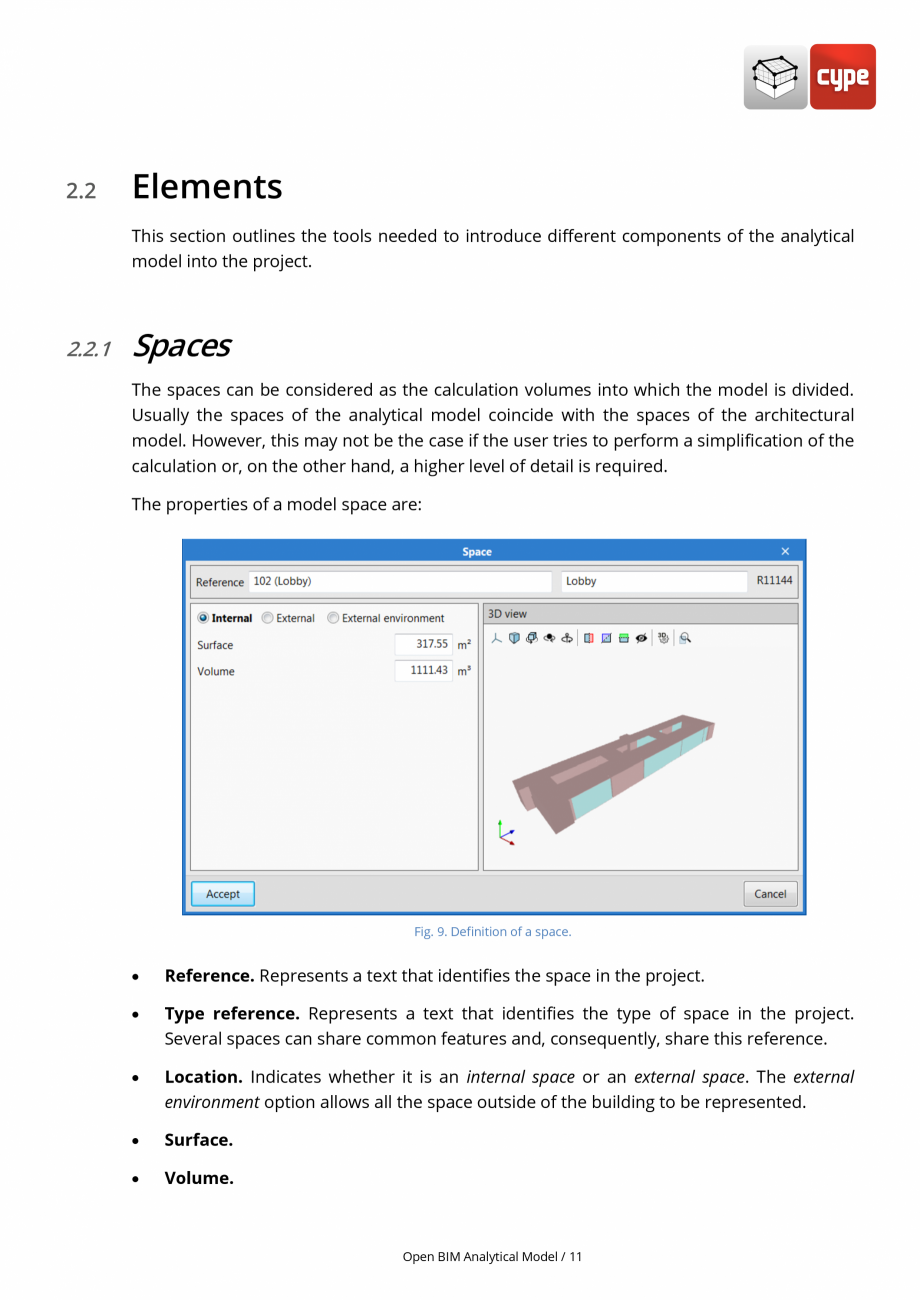 Pagina 11-Open BIM Analytical Model - Manual de utilizare CYPE Instructiuni montaj, utilizare Engleza edges,...