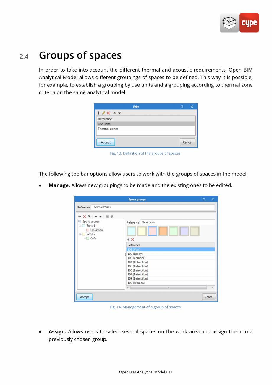 Pagina 17-Open BIM Analytical Model - Manual de utilizare CYPE Instructiuni montaj, utilizare Engleza el and...