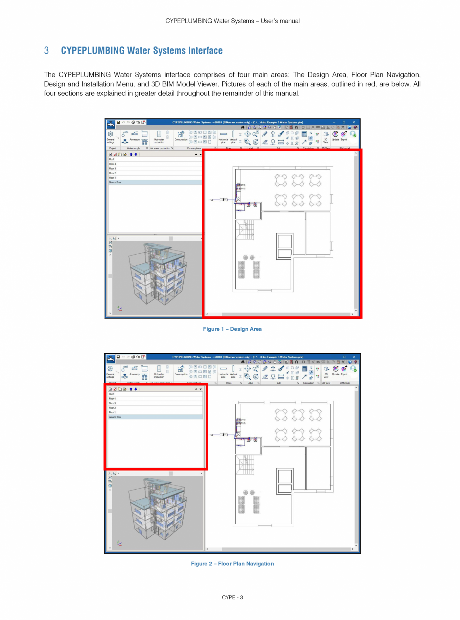 Pagina 3-CYPEPLUMBING Water Systems - Manual de utilizare CYPE Instructiuni montaj, utilizare Engleza ..........