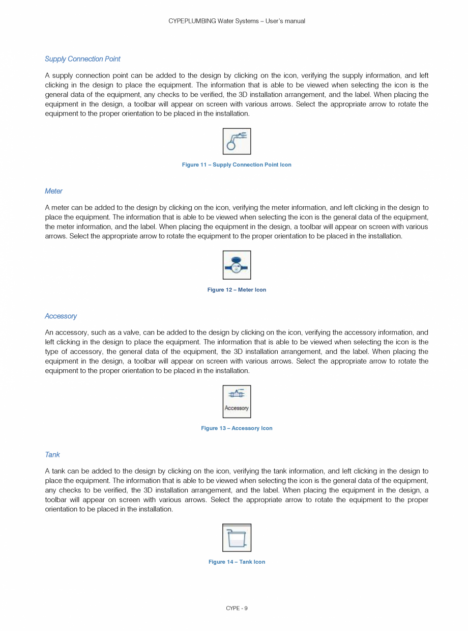 Pagina 9-CYPEPLUMBING Water Systems - Manual de utilizare CYPE Instructiuni montaj, utilizare Engleza l...