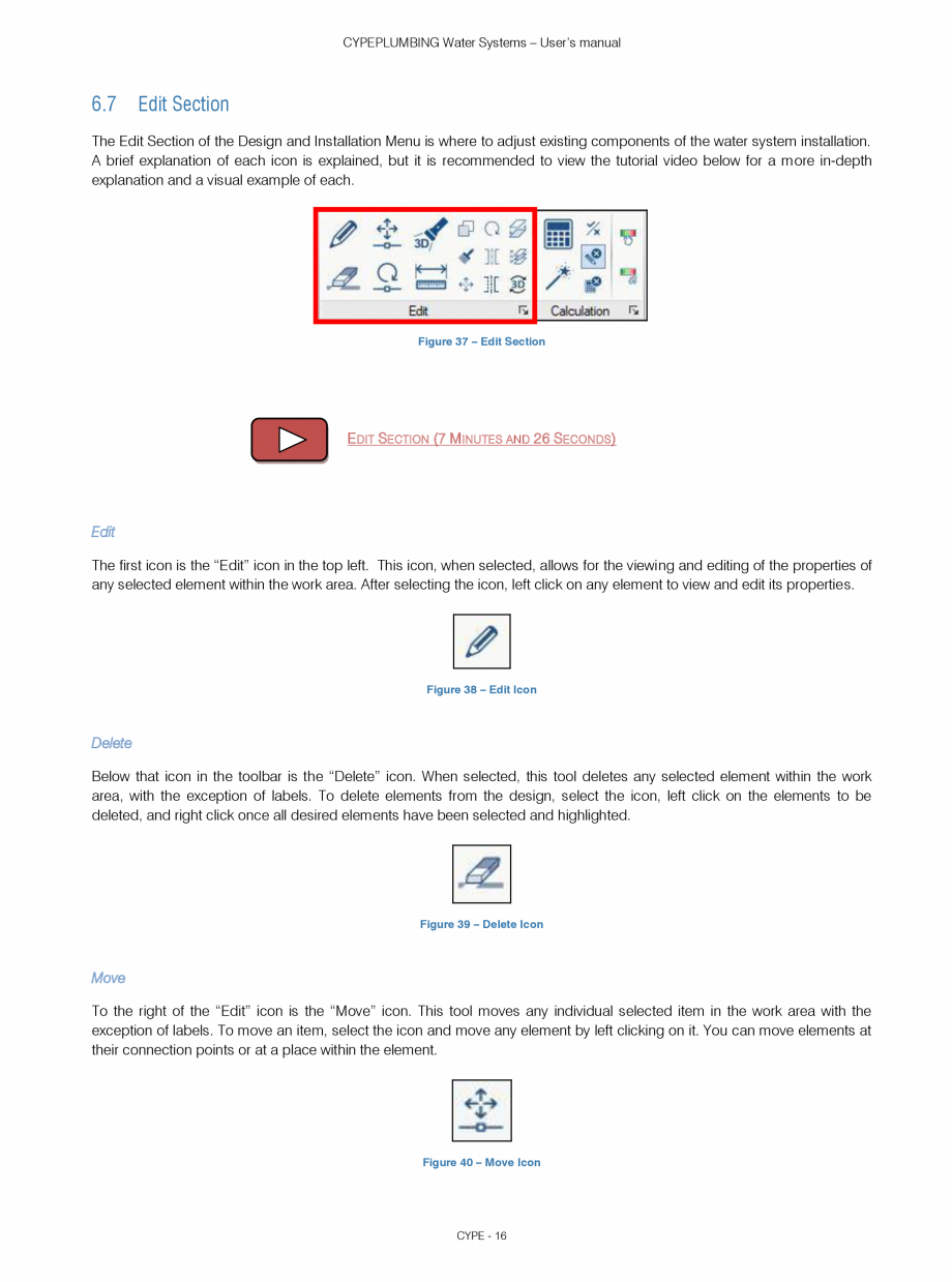 Pagina 16-CYPEPLUMBING Water Systems - Manual de utilizare CYPE Instructiuni montaj, utilizare Engleza e...