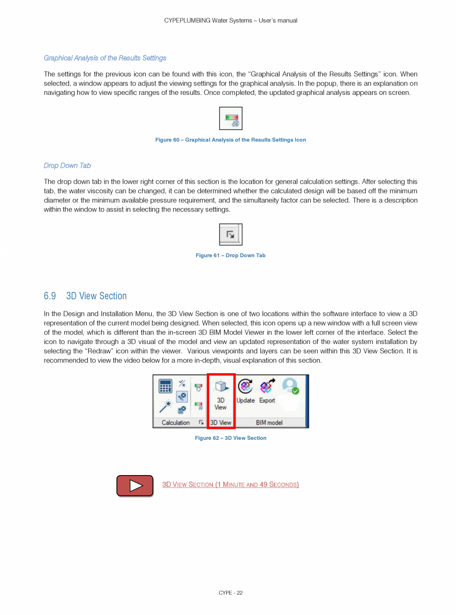Pagina 22-CYPEPLUMBING Water Systems - Manual de utilizare CYPE Instructiuni montaj, utilizare Engleza click...