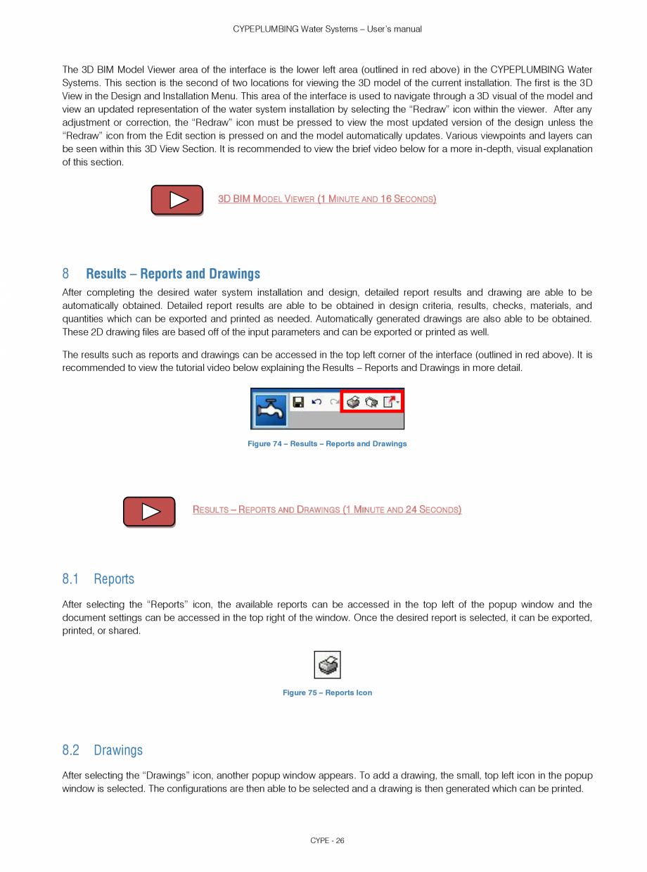 Pagina 26-CYPEPLUMBING Water Systems - Manual de utilizare CYPE Instructiuni montaj, utilizare Engleza  on any...