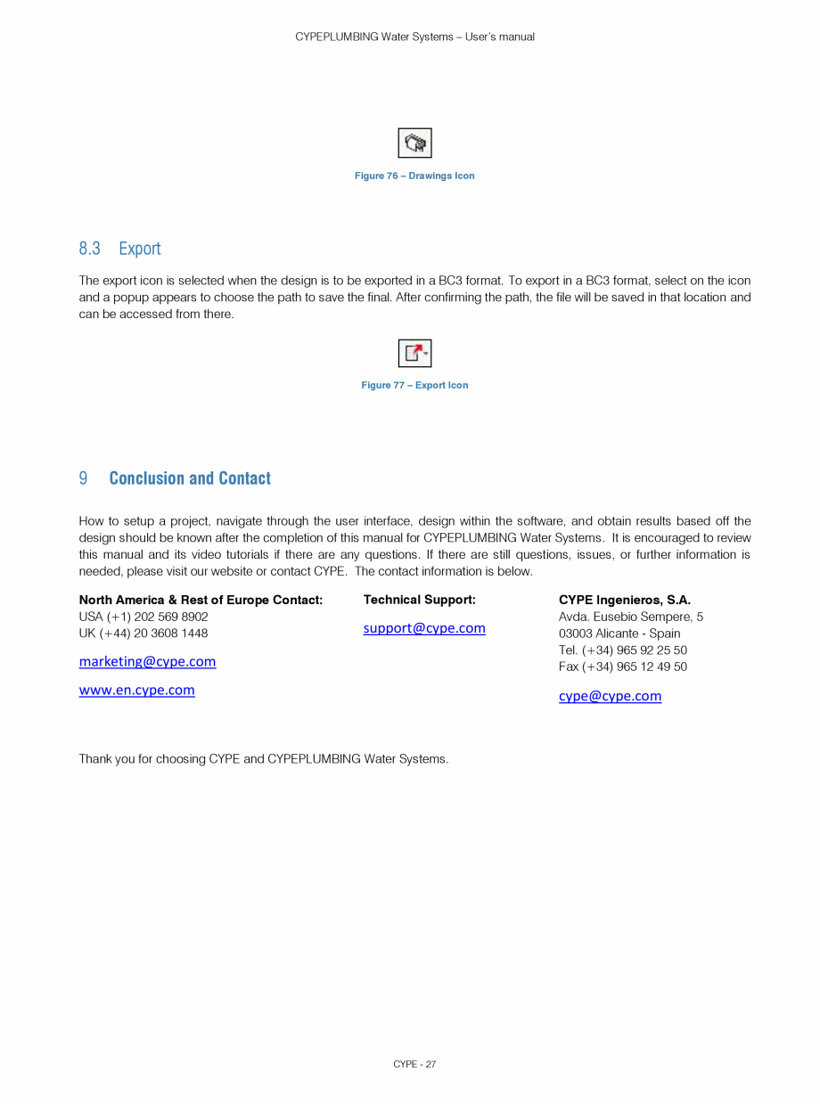 Pagina 27-CYPEPLUMBING Water Systems - Manual de utilizare CYPE Instructiuni montaj, utilizare Engleza labels....