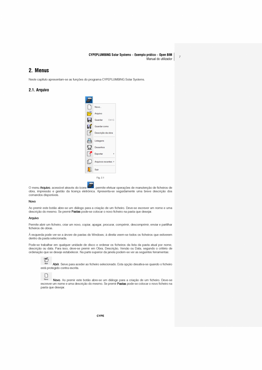 Pagina 7-CYPEPLUMBING Solar Systems - Manual de utilizare CYPE Instructiuni montaj, utilizare Engleza ..........
