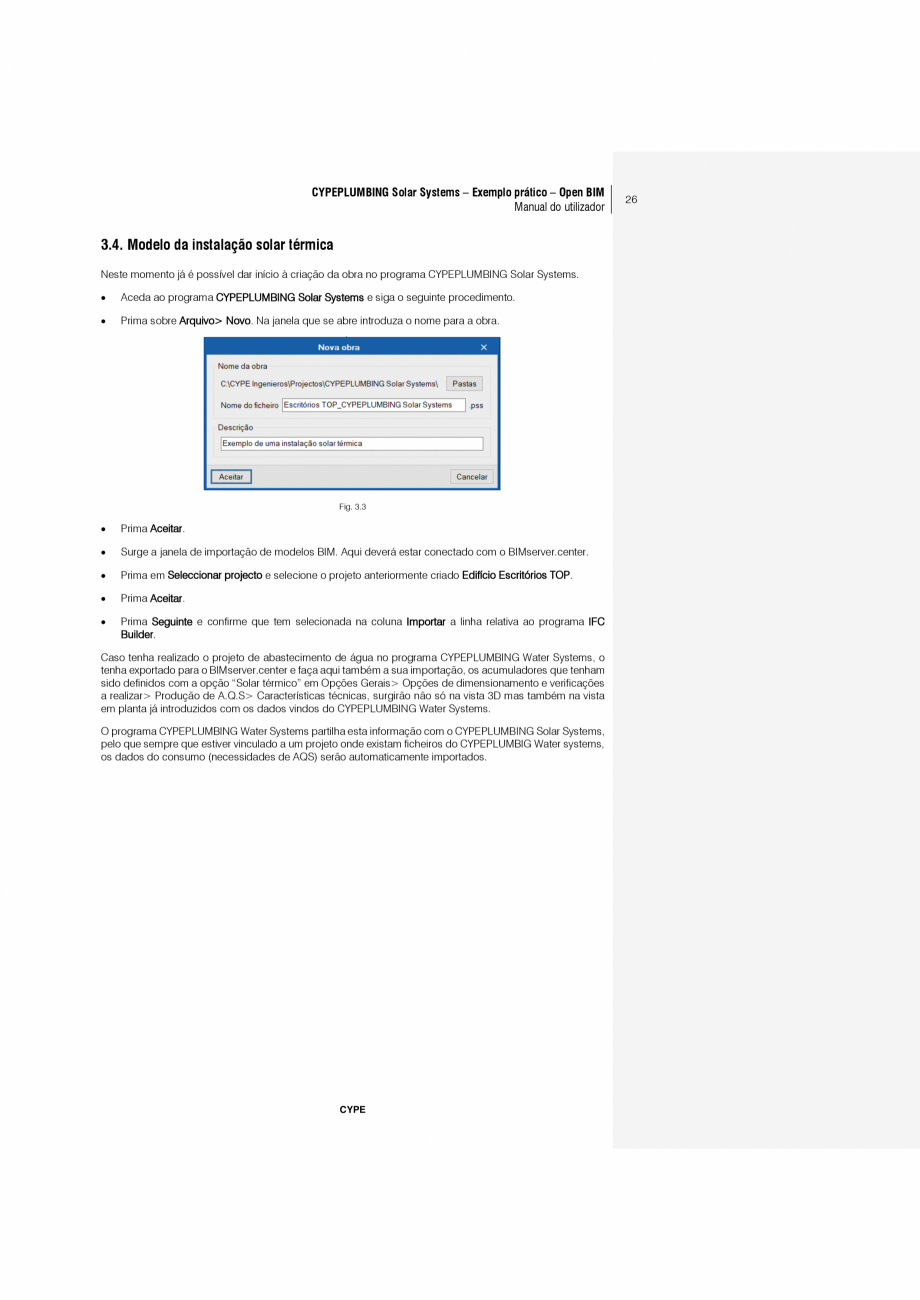 Pagina 26-CYPEPLUMBING Solar Systems - Manual de utilizare CYPE Instructiuni montaj, utilizare Engleza  de...