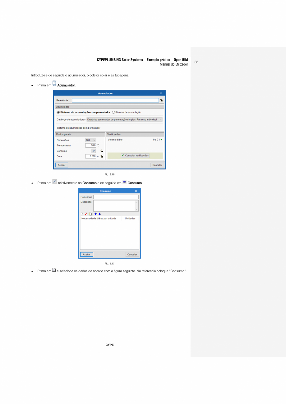 Pagina 33-CYPEPLUMBING Solar Systems - Manual de utilizare CYPE Instructiuni montaj, utilizare Engleza em...