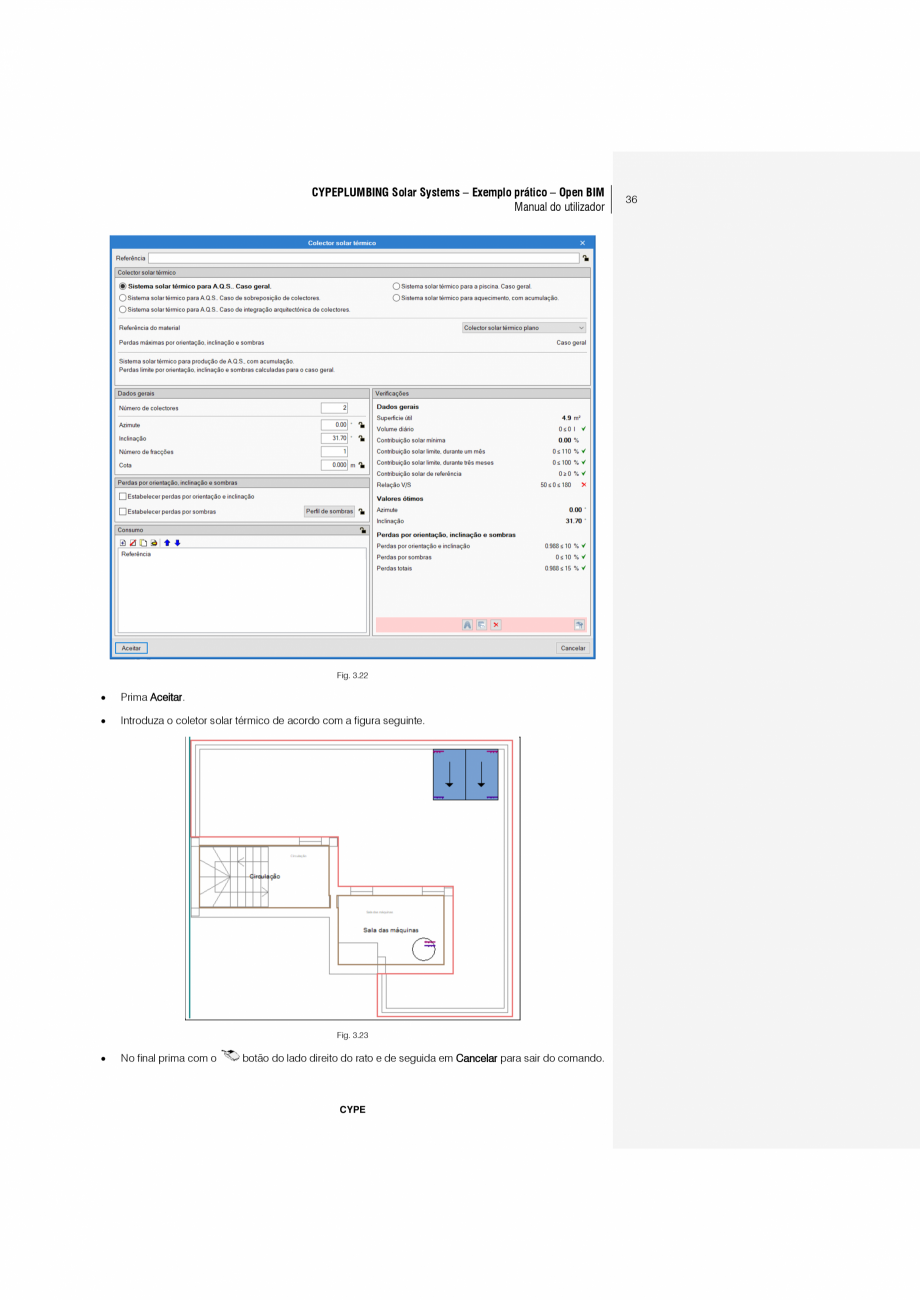 Pagina 36-CYPEPLUMBING Solar Systems - Manual de utilizare CYPE Instructiuni montaj, utilizare Engleza er...