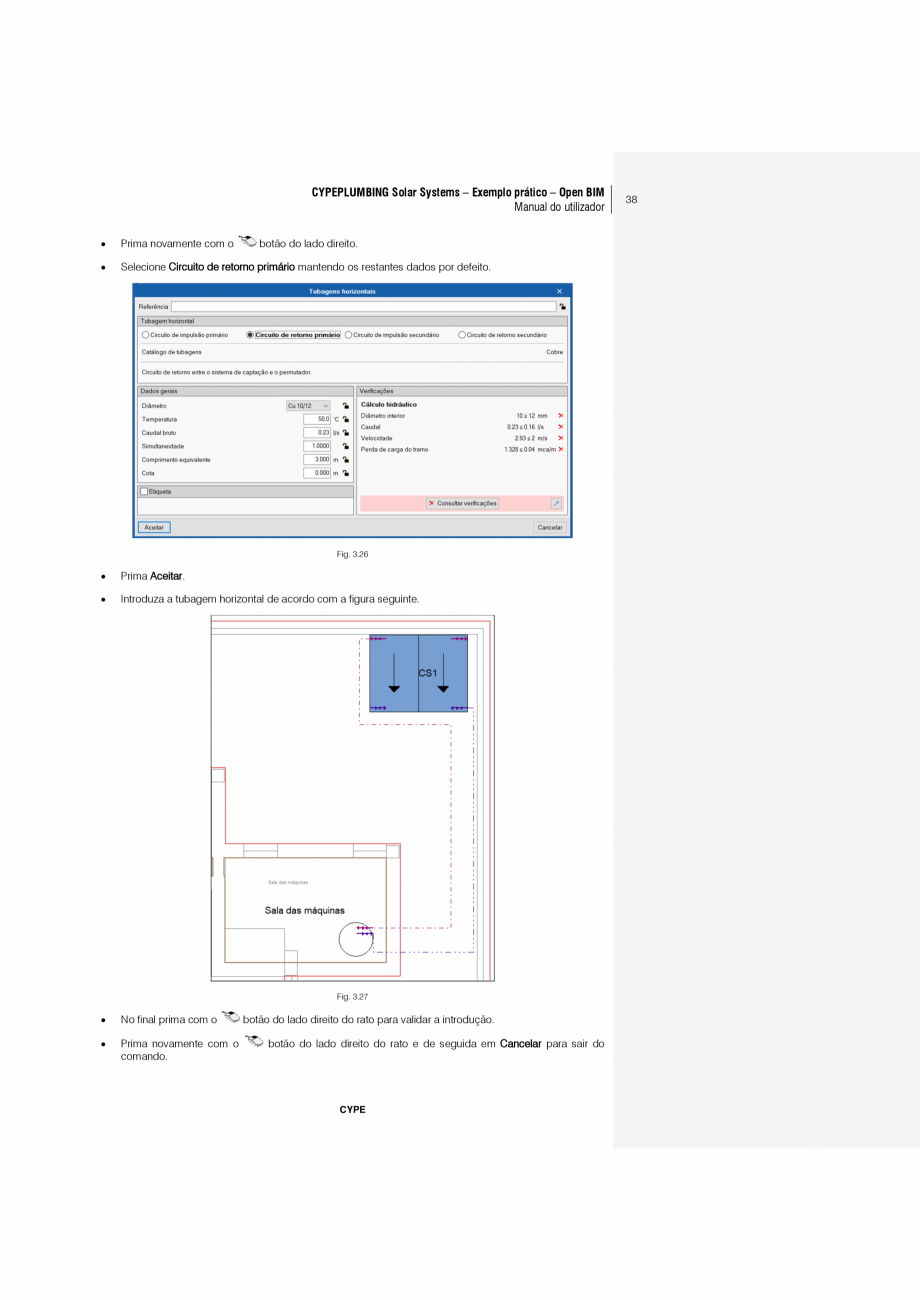 Pagina 38-CYPEPLUMBING Solar Systems - Manual de utilizare CYPE Instructiuni montaj, utilizare Engleza ...