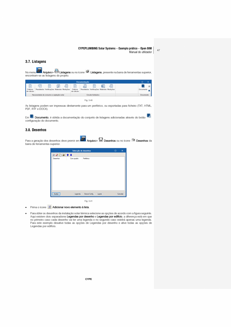 Pagina 47-CYPEPLUMBING Solar Systems - Manual de utilizare CYPE Instructiuni montaj, utilizare Engleza...