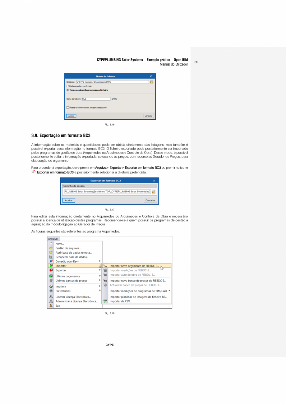 Pagina 50-CYPEPLUMBING Solar Systems - Manual de utilizare CYPE Instructiuni montaj, utilizare Engleza...