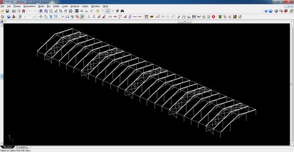 Hala industriala din cadre mixte analizata in programele de proiectare CYPE 3D si Portal Frame Generator