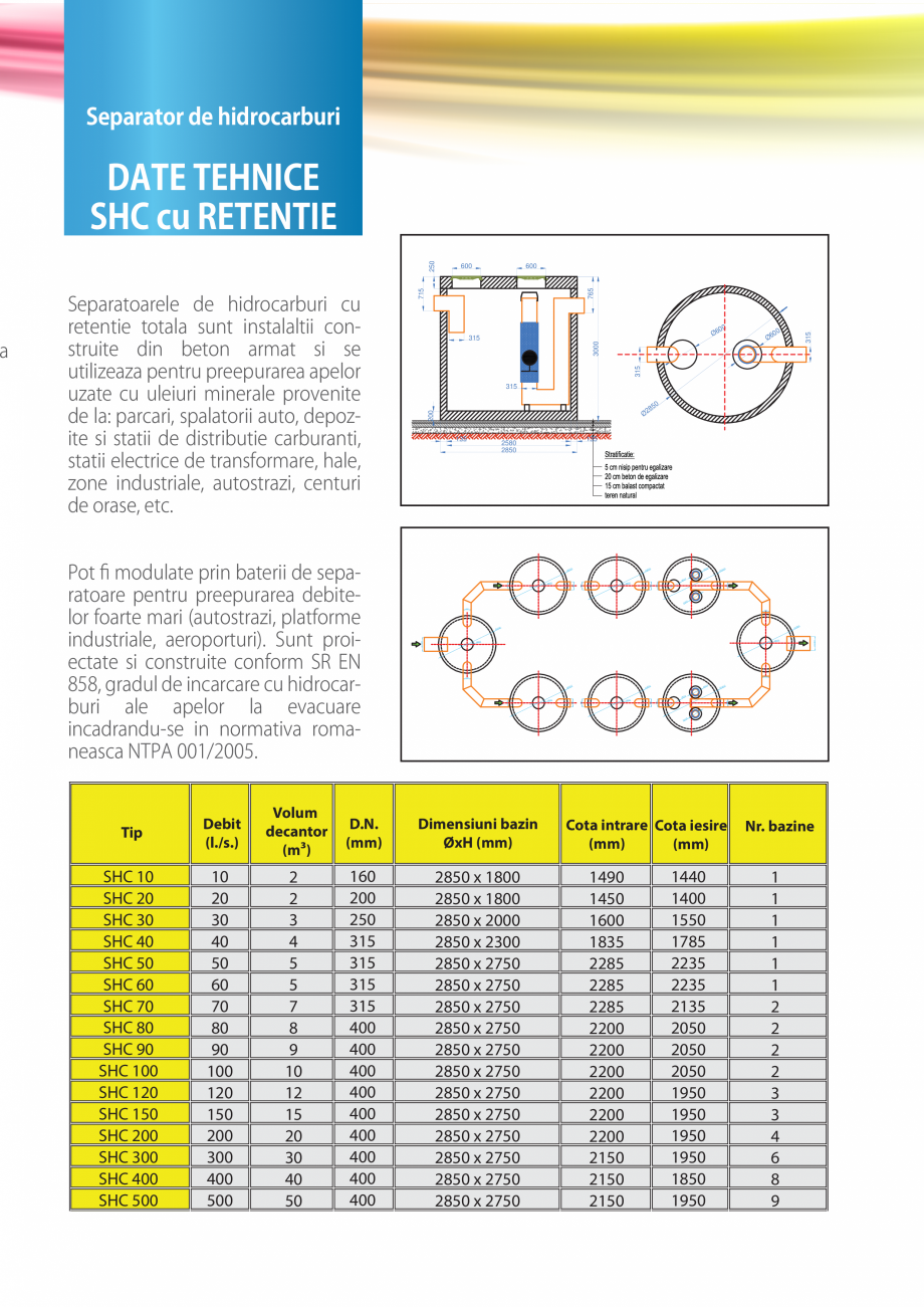 Pagina 7 - Separatoare de hidrocarburi din beton armat si polietilena GIMANI&MUFLE Separatoare...