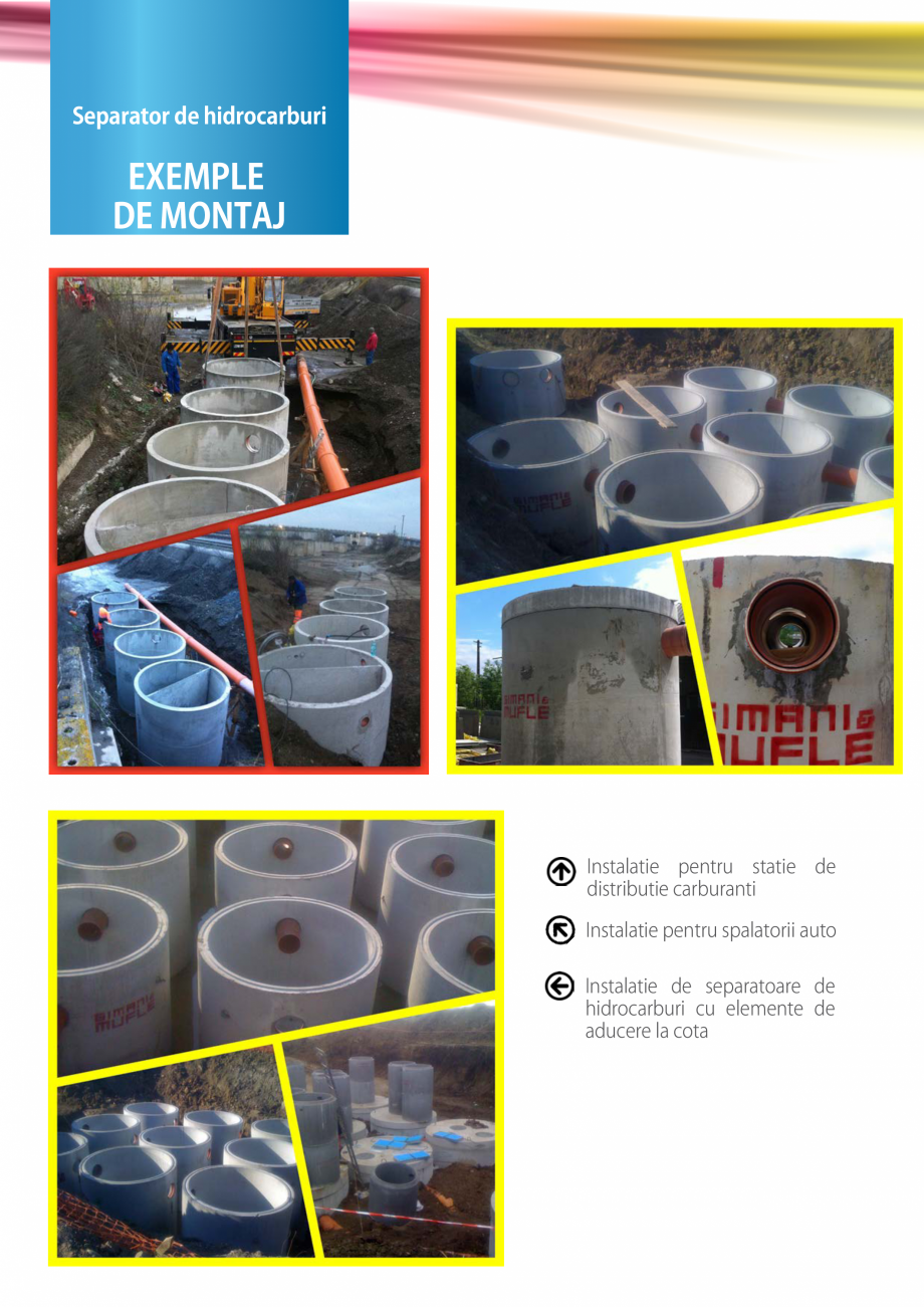 Pagina 12 - Separatoare de hidrocarburi din beton armat si polietilena GIMANI&MUFLE Separatoare ...