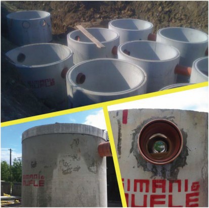 Instalatie pentru statie de distributie carburanti Separatoare beton armat Separatoare de hidrocarburi din beton armat -