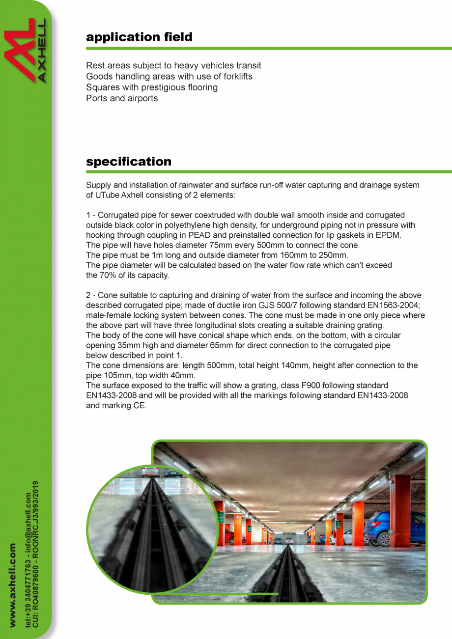 Pagina 4-Rigola Axhell Trafic 90 tone, clasa F900 GIMANI&MUFLE UTube Fisa tehnica Engleza e made in one...