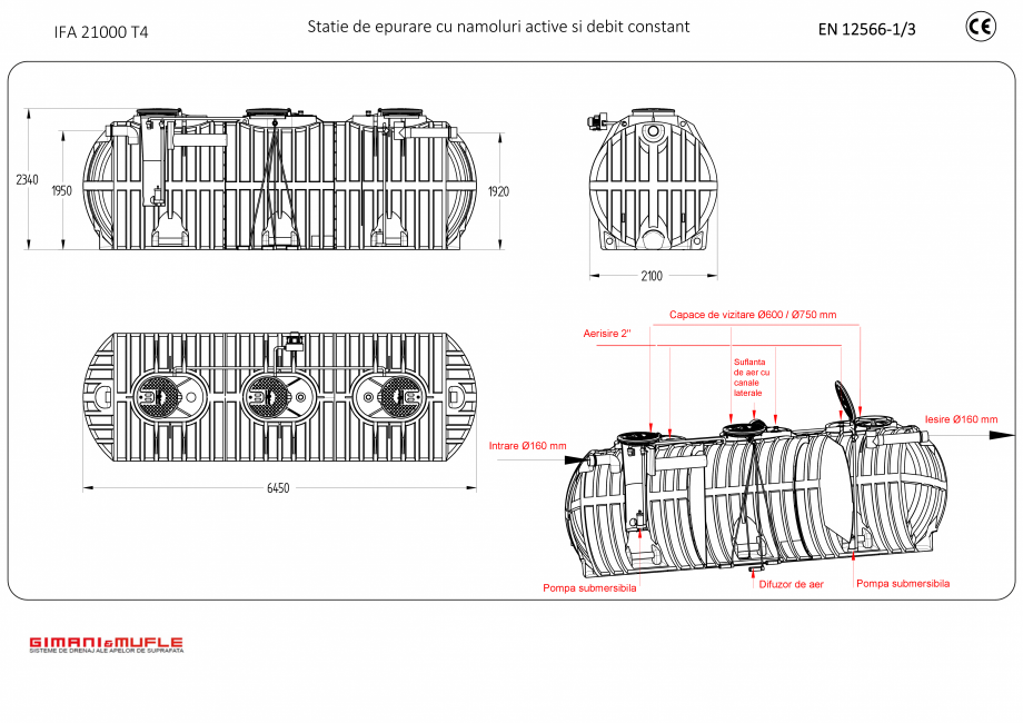 Pagina 1-CAD-PDF Statie de epurare  IFA 21000 T4 GIMANI&MUFLE Detaliu de produs IFA PC 