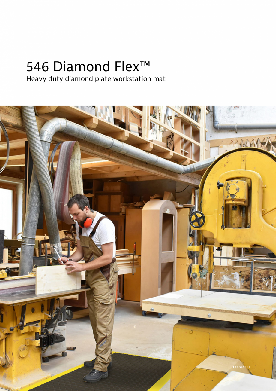 Pagina 1-Covor ergonomic COVORASE PROFESIONALE Diamond Flex 546 Fisa tehnica Engleza 546 Diamond Flex™
...