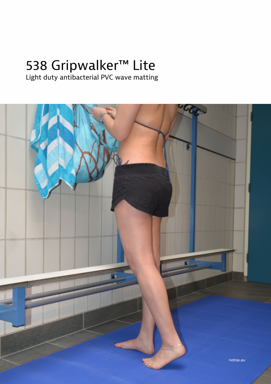 Pagina 1-Covor igienic COVORASE PROFESIONALE GRIPWALKER LITE 538 Fisa tehnica Engleza 538 Gripwalker™ Lite
...
