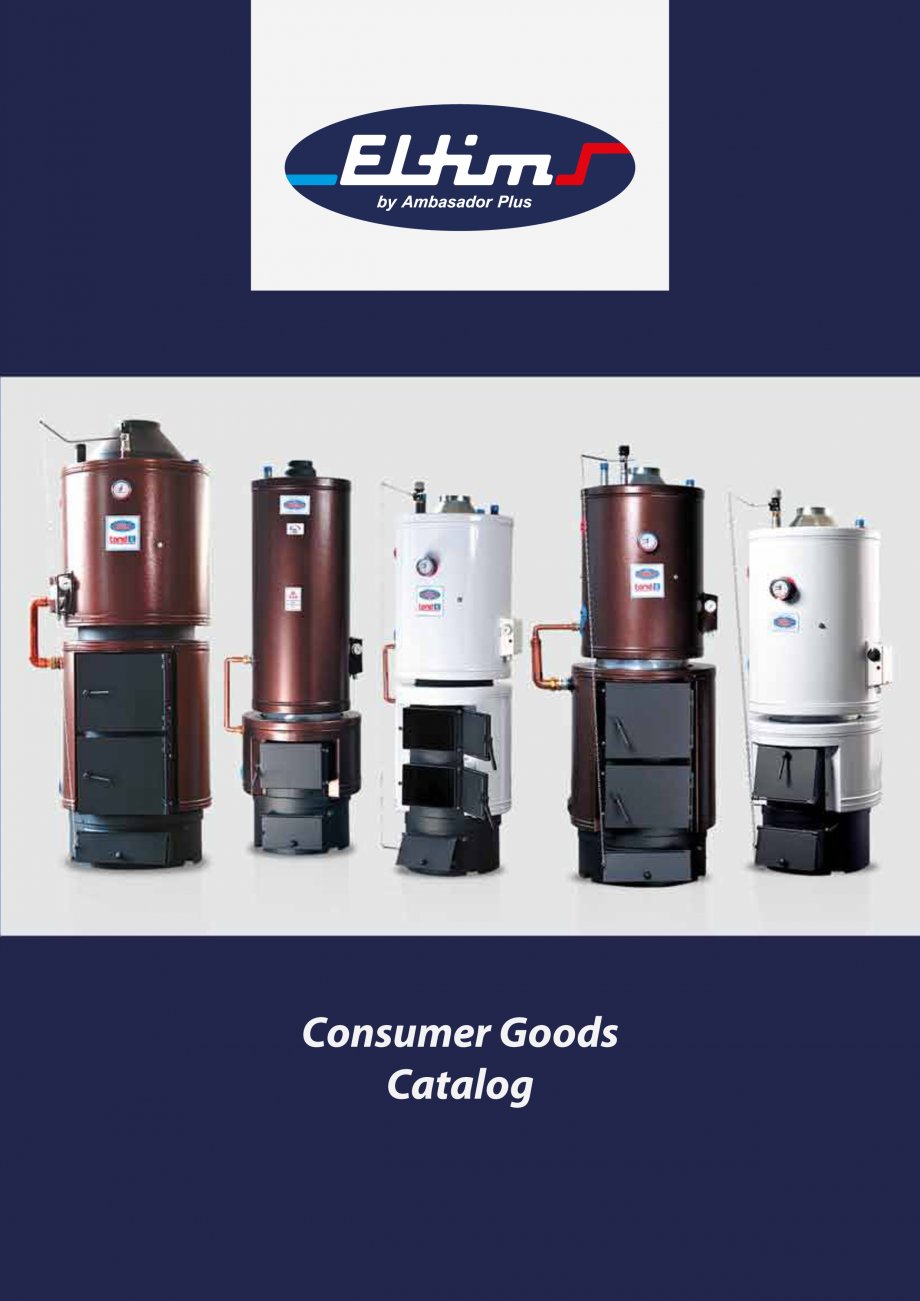 Pagina 1-Catalog Eltim - Bunuri de larg consum  Catalog, brosura Engleza 