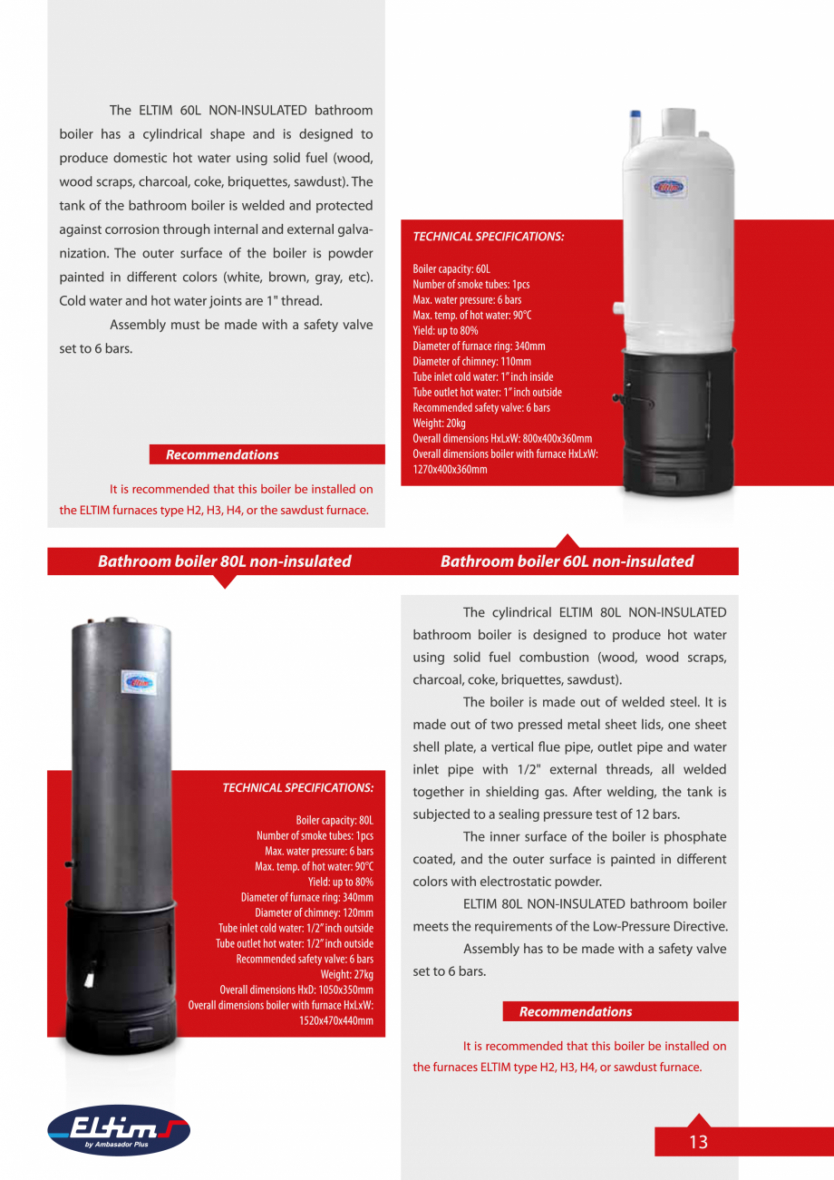 Pagina 13-Catalog Eltim - Bunuri de larg consum  Catalog, brosura Engleza 