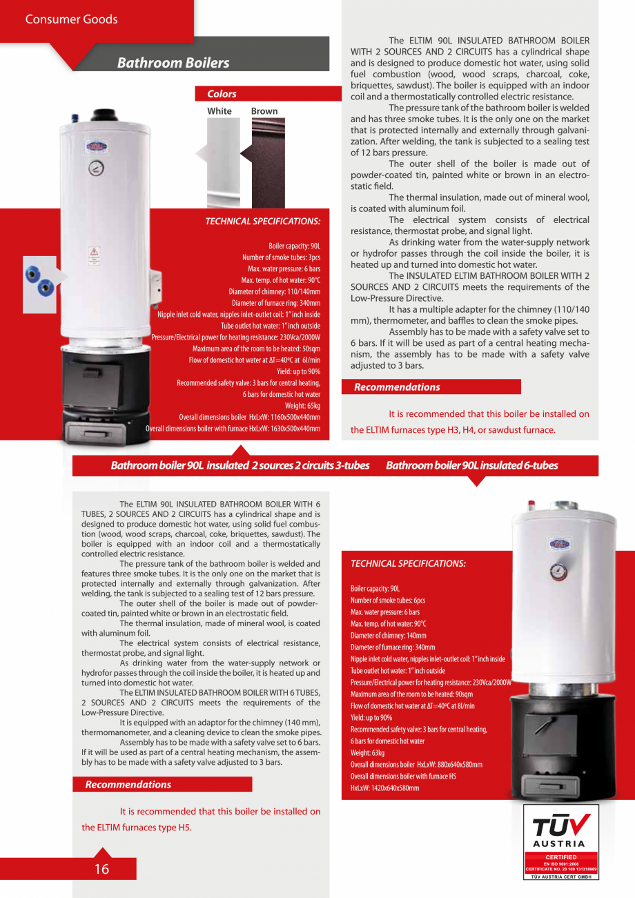 Pagina 16-Catalog Eltim - Bunuri de larg consum  Catalog, brosura Engleza 