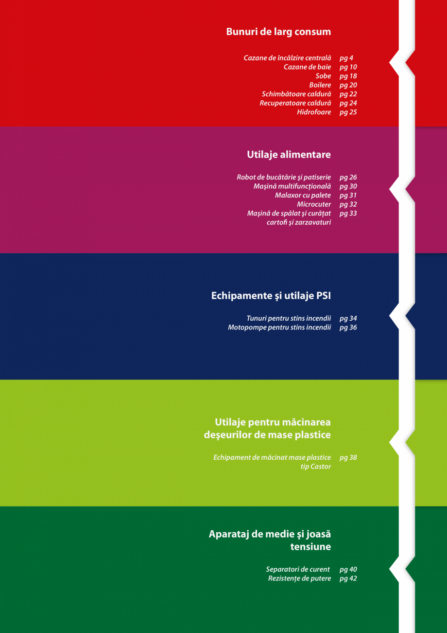 Pagina 2-Catalog Eltim general  Catalog, brosura Romana PSI, utilaje
alimentare, aparataj de medie şi joasă...