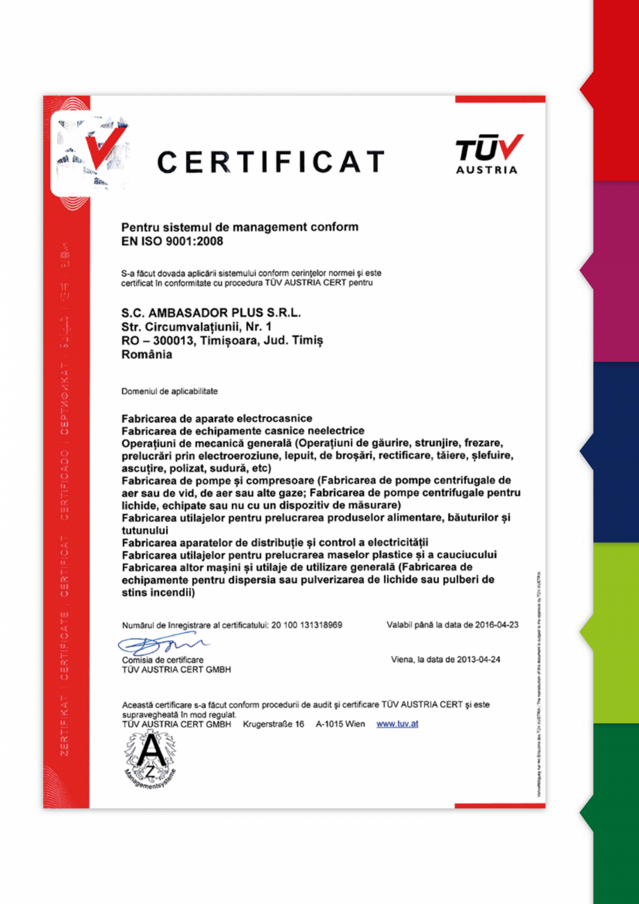 Pagina 4-Catalog Eltim general  Catalog, brosura Romana r de lucru, compartimentelor de coordonare şi...