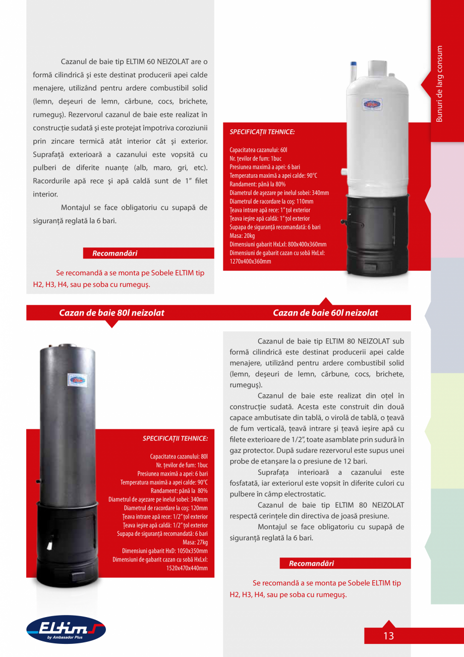 Pagina 14-Catalog Eltim general  Catalog, brosura Romana azan 83kg
Dimensiuni de gabarit ansamblu:...