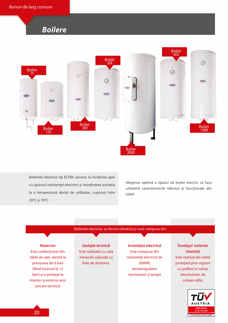 Pagina 21-Catalog Eltim general  Catalog, brosura Romana oziunii
prin zincare termică atât interior cât şi...