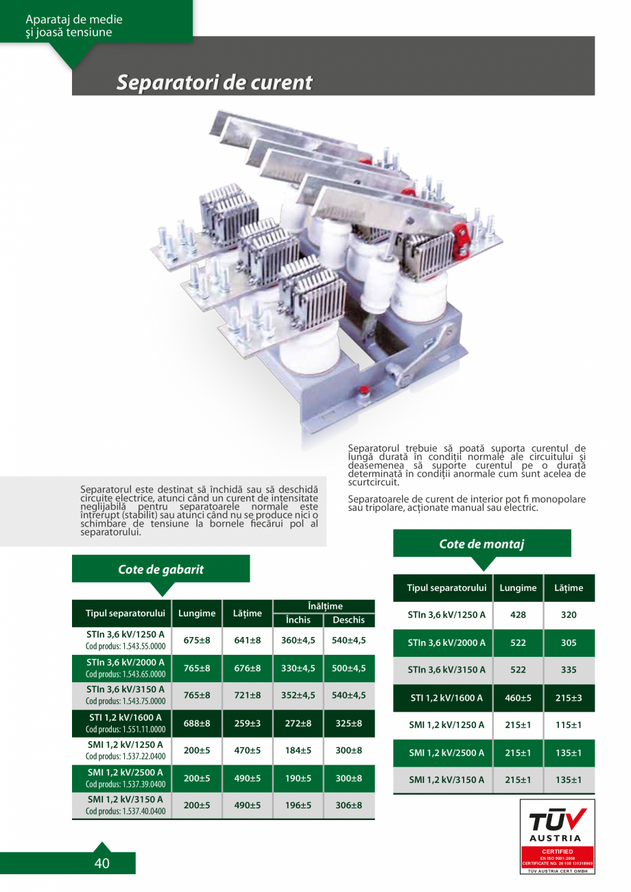 Pagina 41-Catalog Eltim general  Catalog, brosura Romana CERTIFICATE NO. 20 100 131318969

TÜV AUSTRIA CERT...