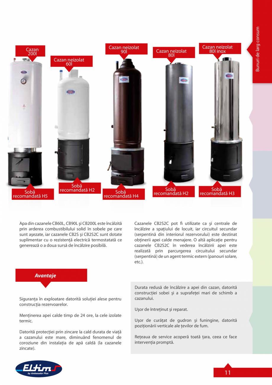 Pagina 2-Cazane pentru baie ELTIM 90, 2 SURSE, 200 6 TEVI IZOLAT, 90 neizolat, 2 SURSE 2 CIRCUITE, 60, 200...