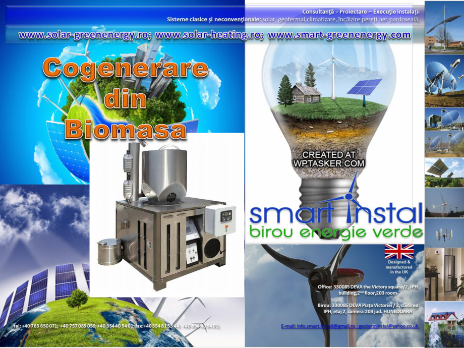 Pagina 1 - Brosura - Cogenerare din Biomasa SMART INSTAL Cogenerare Biomasa Catalog, brosura Romana ...