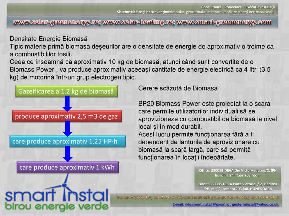 Pagina 9 - Brosura - Cogenerare din Biomasa SMART INSTAL Cogenerare Biomasa Catalog, brosura Romana ...