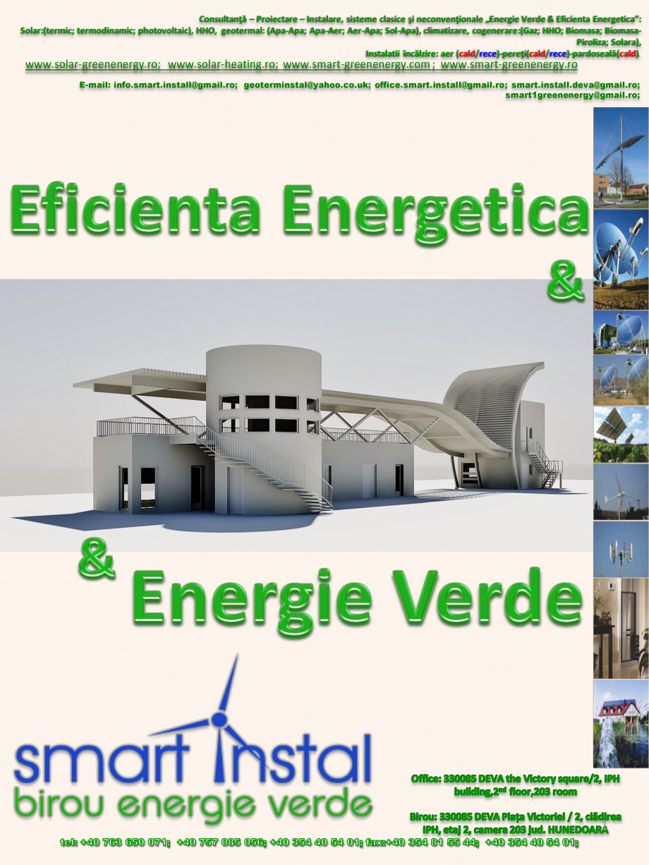 Pagina 1-Panouri solare apa calda SMART INSTAL Catalog, brosura Romana Consultanţă – Proiectare –...