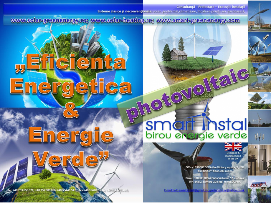Pagina 1-Anvelopare termica PV panel SMART INSTAL Catalog, brosura Romana Consultanţă - Proiectare –...