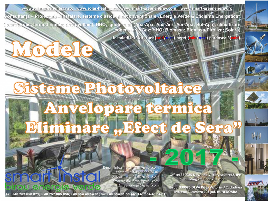 Pagina 1-Modele Montaj PHOTOVOLTAICE Fatade-Acoperis SMART INSTAL Catalog, brosura Romana www...