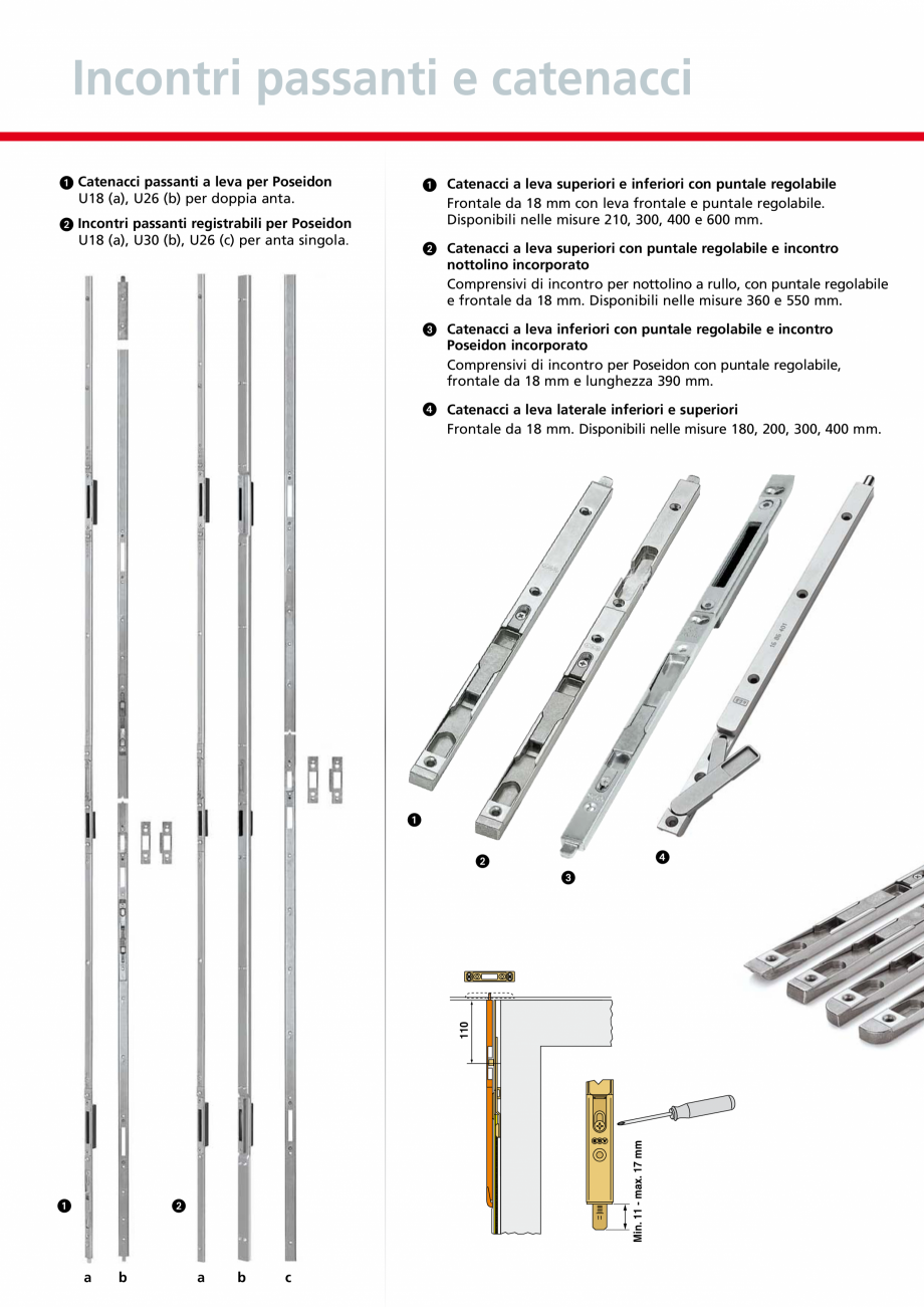 Pagina 8-Broaste usi de intrare cu inchidere multipunct AGB Sicurtop Fisa tehnica Italiana naccio
 Prolunga ...