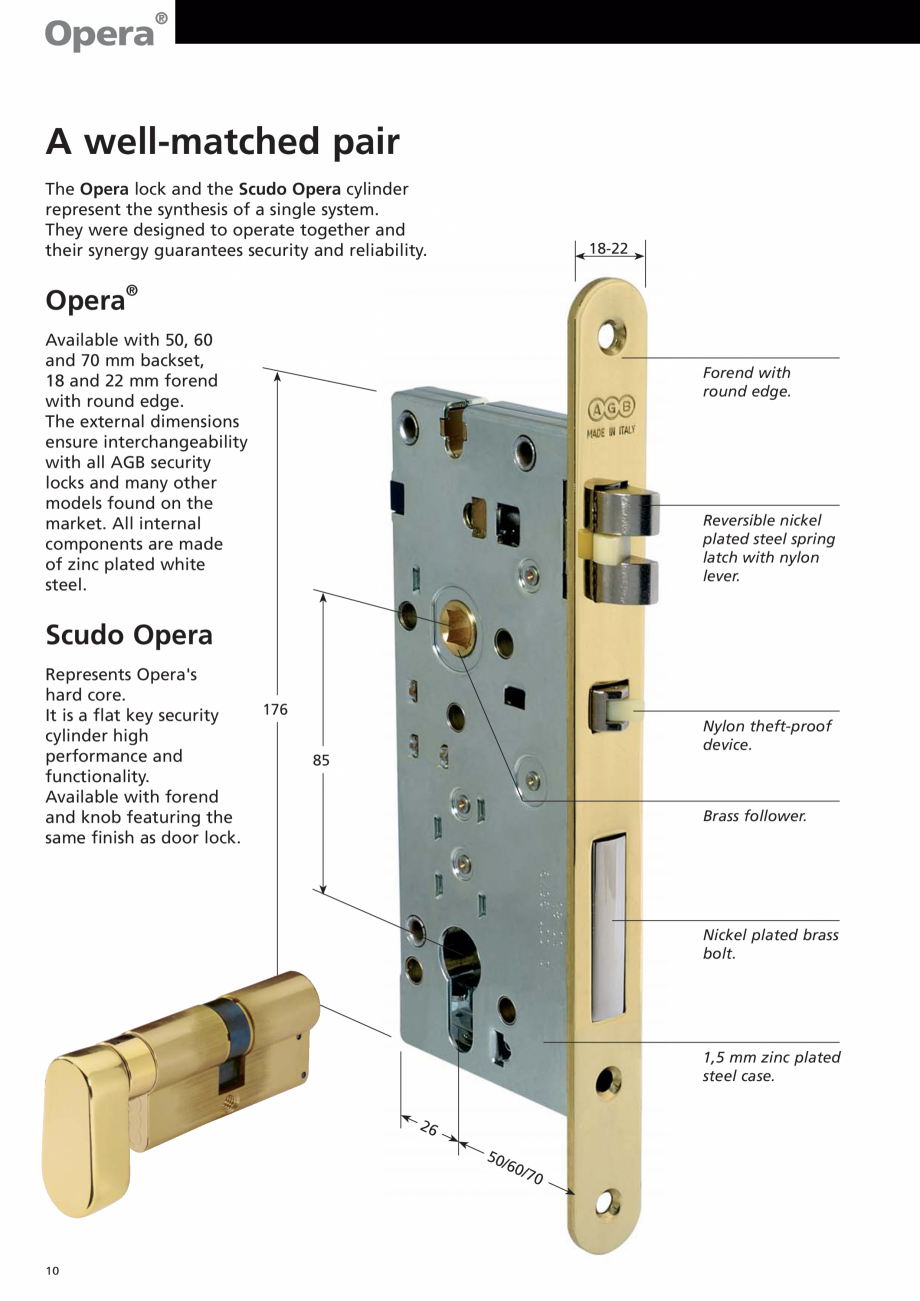 Pagina 10-Broasca antipanica pentru hoteluri AGB OPERA SL Catalog, brosura Engleza 