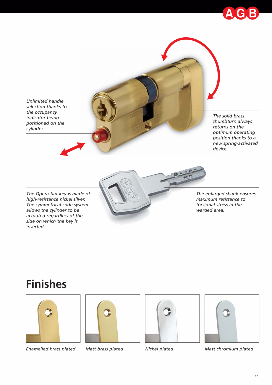 Pagina 11-Broasca antipanica pentru hoteluri AGB OPERA SL Catalog, brosura Engleza 