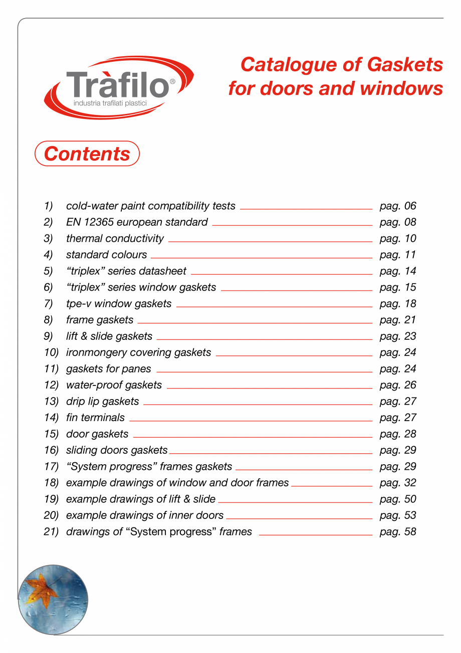 Pagina 6-Garnituri din PVC, TPE-V pentru usi si ferestre din lemn Deventer + Trafilo 652, TRIPLEX - 1617,...