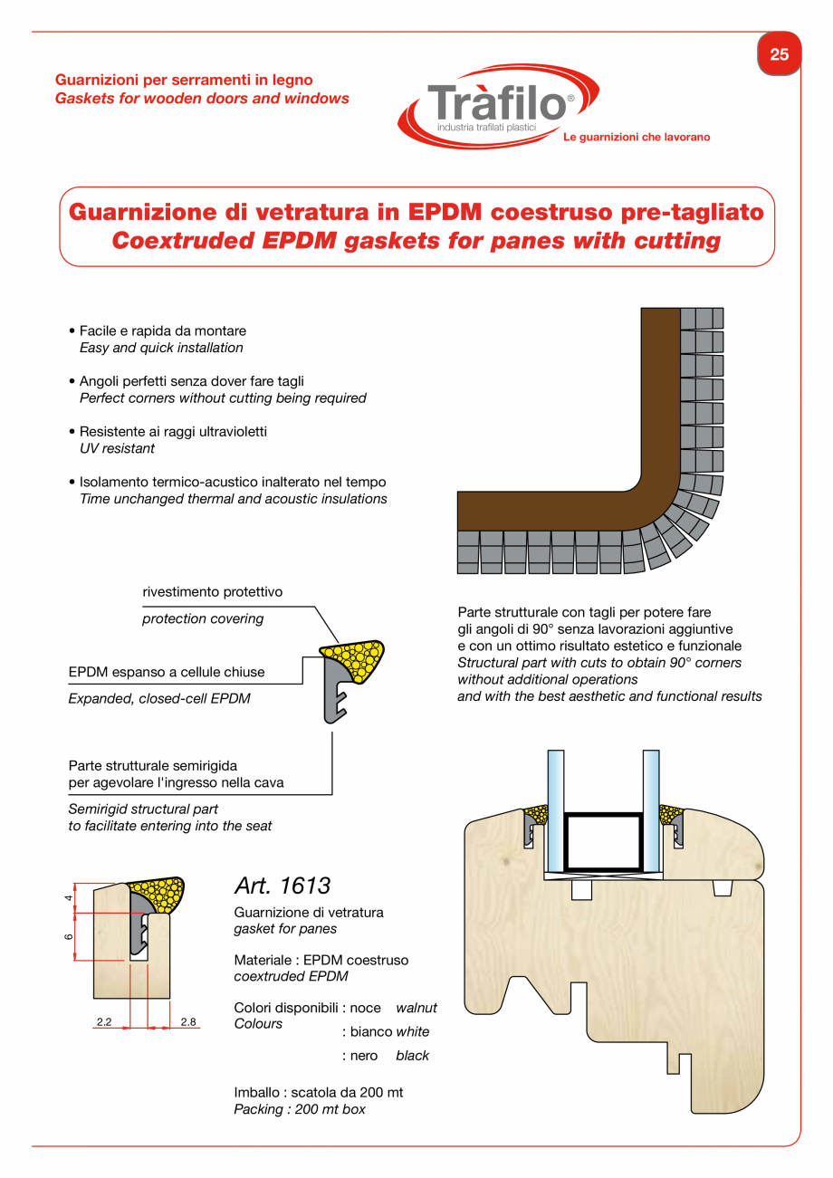 Pagina 27-Garnituri din PVC, TPE-V pentru usi si ferestre din lemn Deventer + Trafilo 652, TRIPLEX - 1617,...