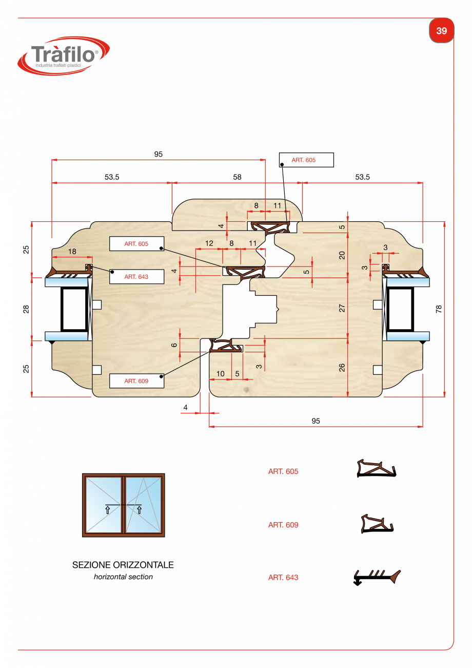 Pagina 41-Garnituri din PVC, TPE-V pentru usi si ferestre din lemn Deventer + Trafilo 652, TRIPLEX - 1617,...