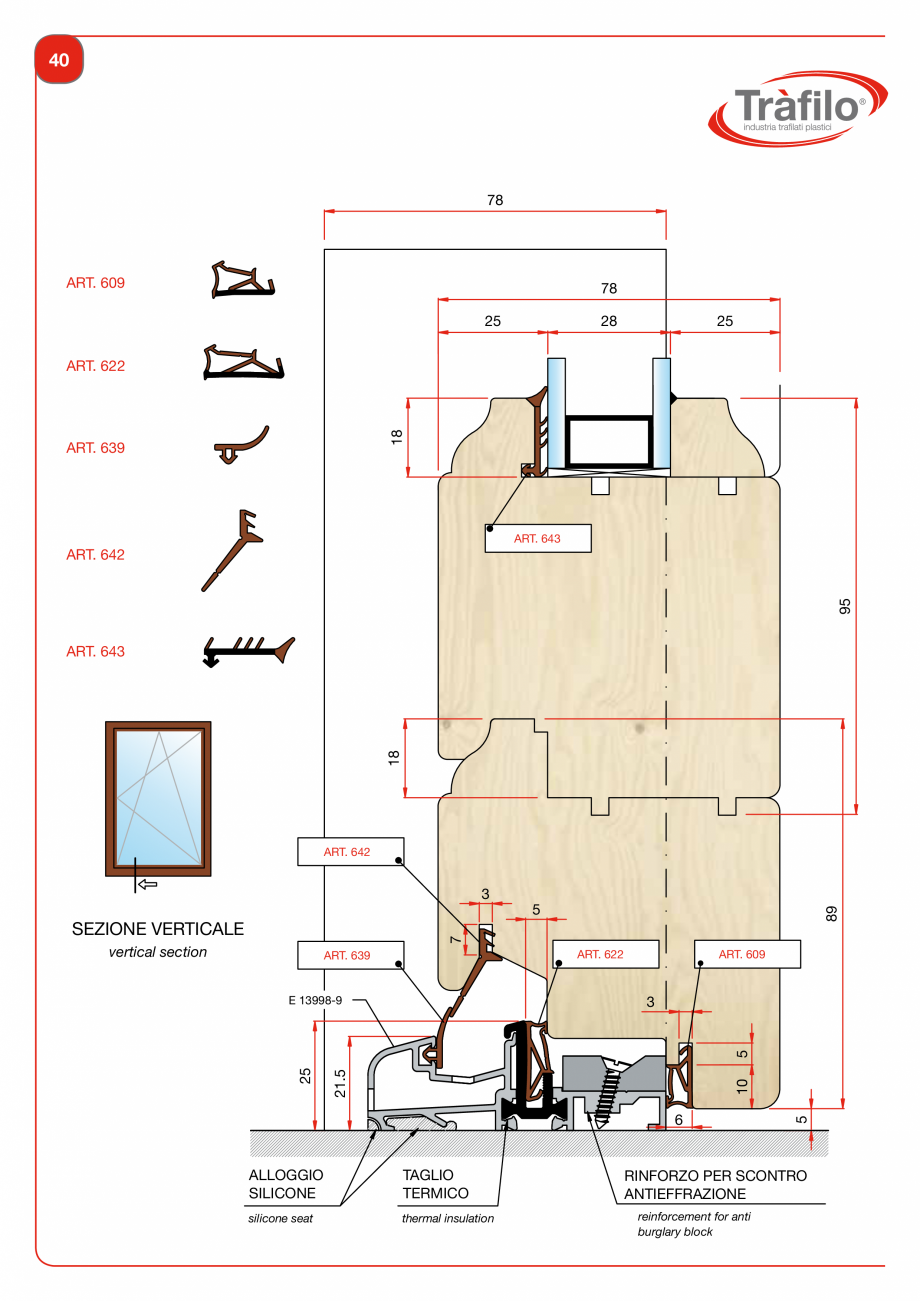 Pagina 42-Garnituri din PVC, TPE-V pentru usi si ferestre din lemn Deventer + Trafilo 652, TRIPLEX - 1617,...