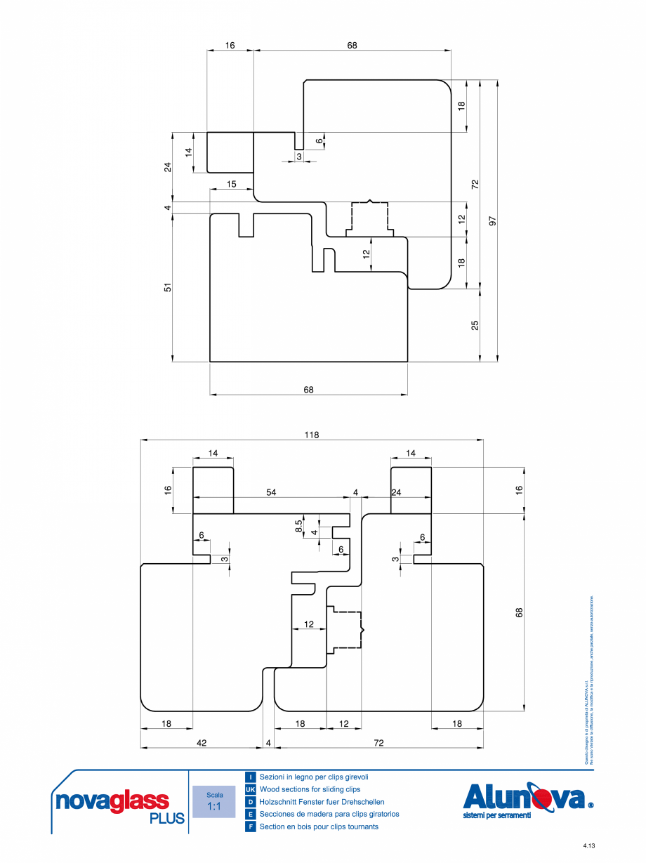 Pagina 3-Ferestre din lemn placate cu aluminiu Alunova NovaGlass Plus Fisa tehnica 
