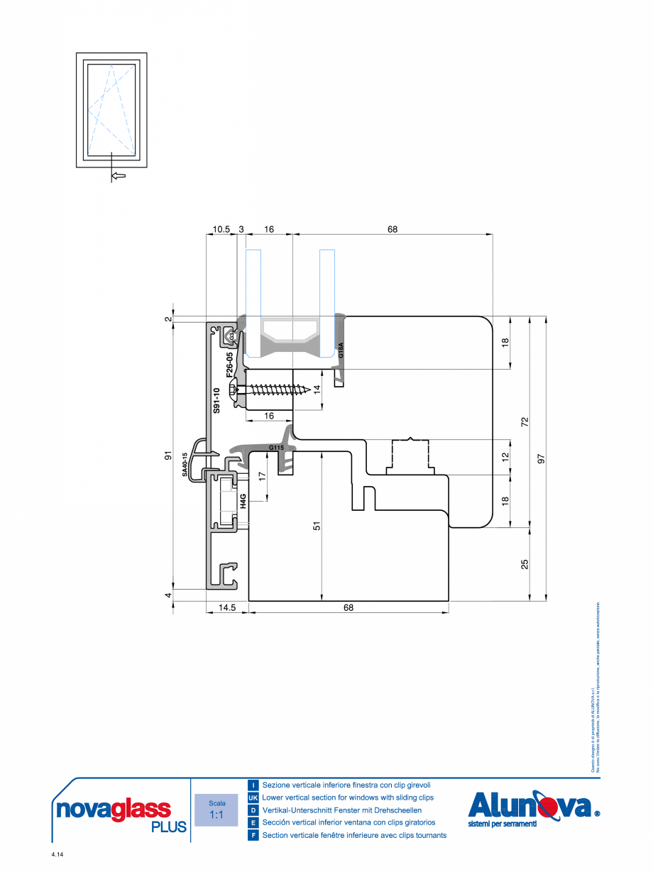 Pagina 4-Ferestre din lemn placate cu aluminiu Alunova NovaGlass Plus Fisa tehnica 