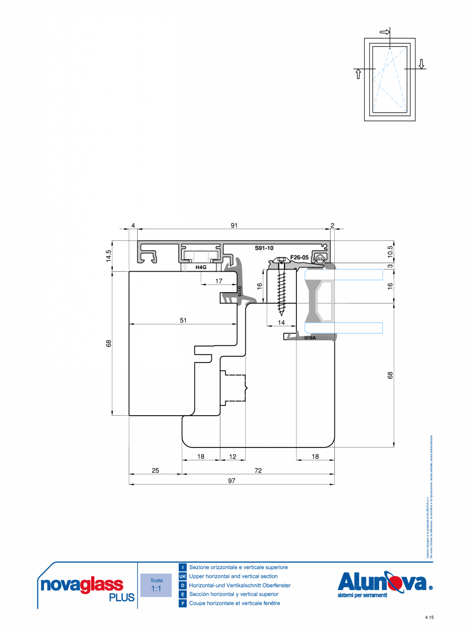 Pagina 5-Ferestre din lemn placate cu aluminiu Alunova NovaGlass Plus Fisa tehnica 