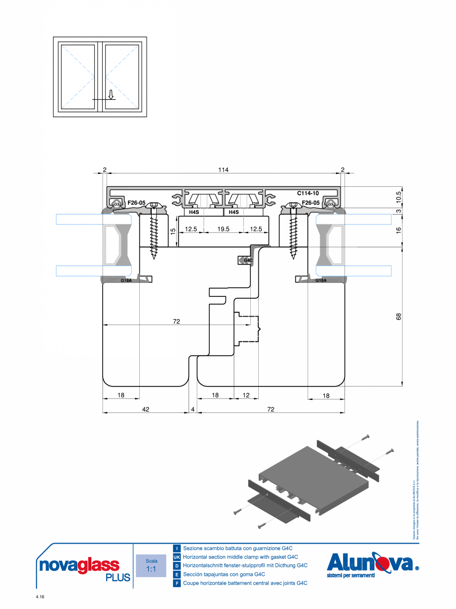 Pagina 6-Ferestre din lemn placate cu aluminiu Alunova NovaGlass Plus Fisa tehnica 