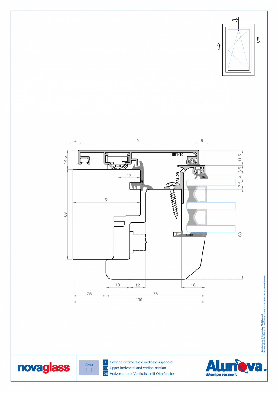 Pagina 4-Ferestre din lemn placate cu aluminiu Alunova NovaGlass Fisa tehnica 